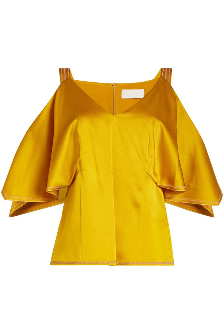 Peter Pilotto Peter Pilotto Off-shoulder Satin Top