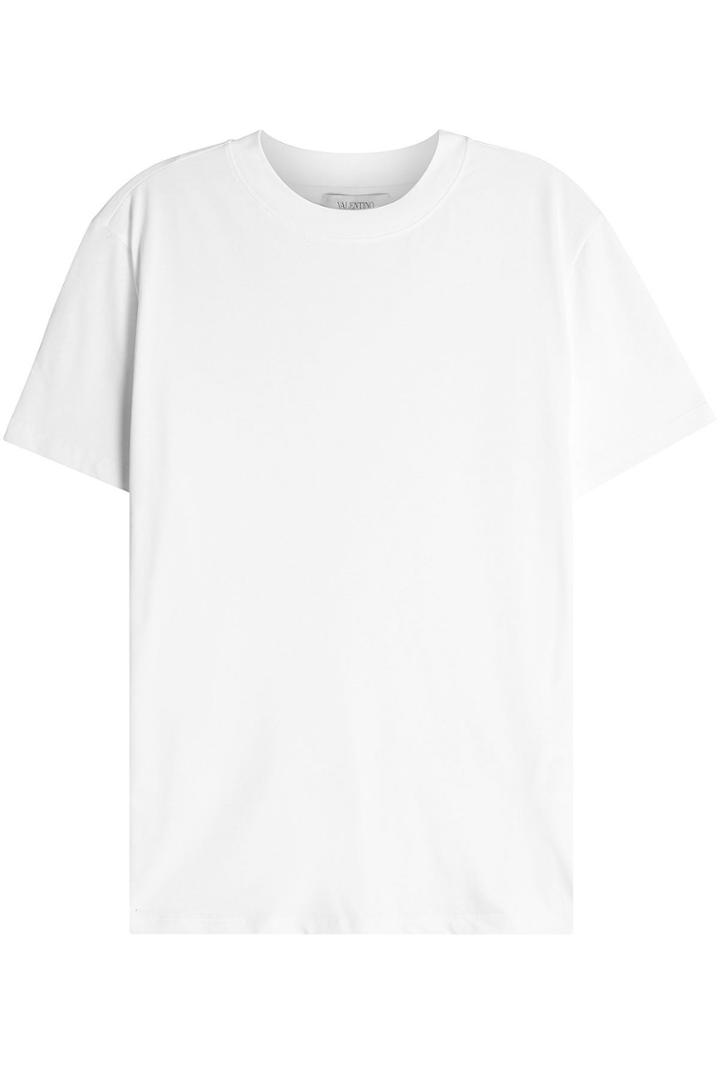 Valentino Valentino Rockstud Untitled Basic Cotton T-shirt