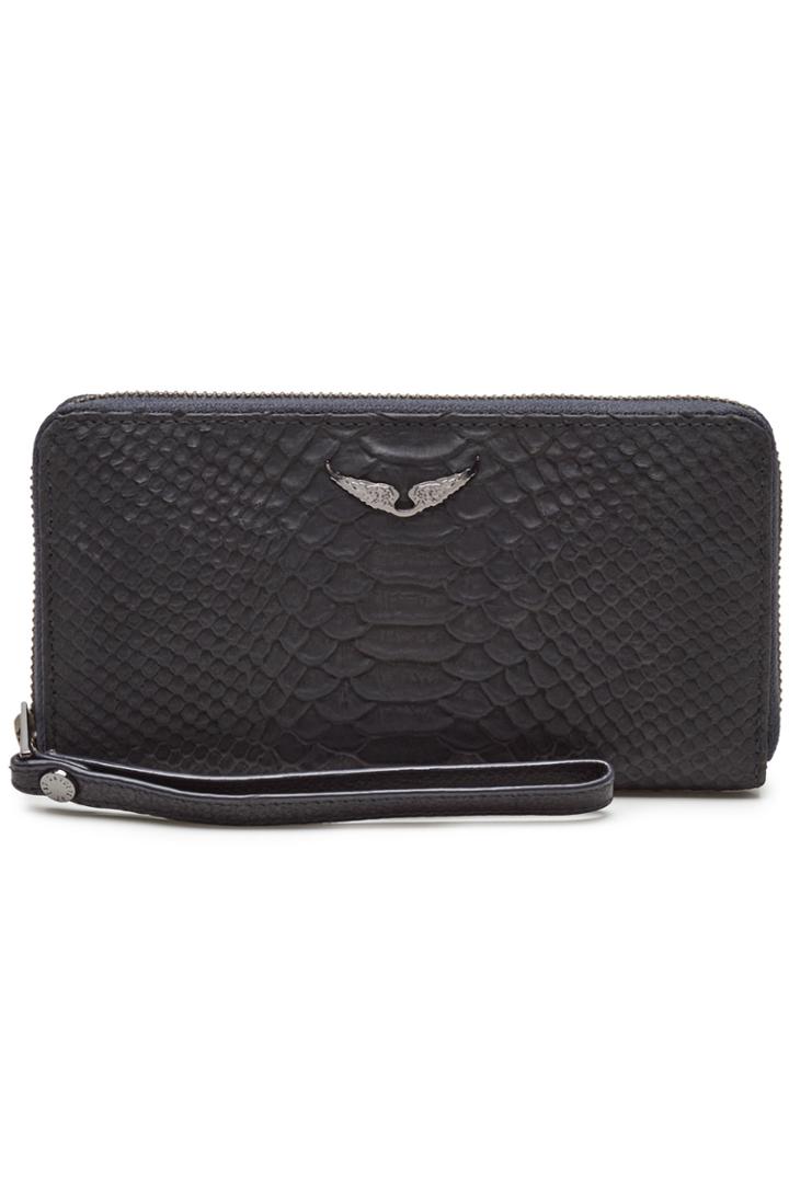 Zadig & Voltaire Zadig & Voltaire Compagnon Savage Leather Wallet