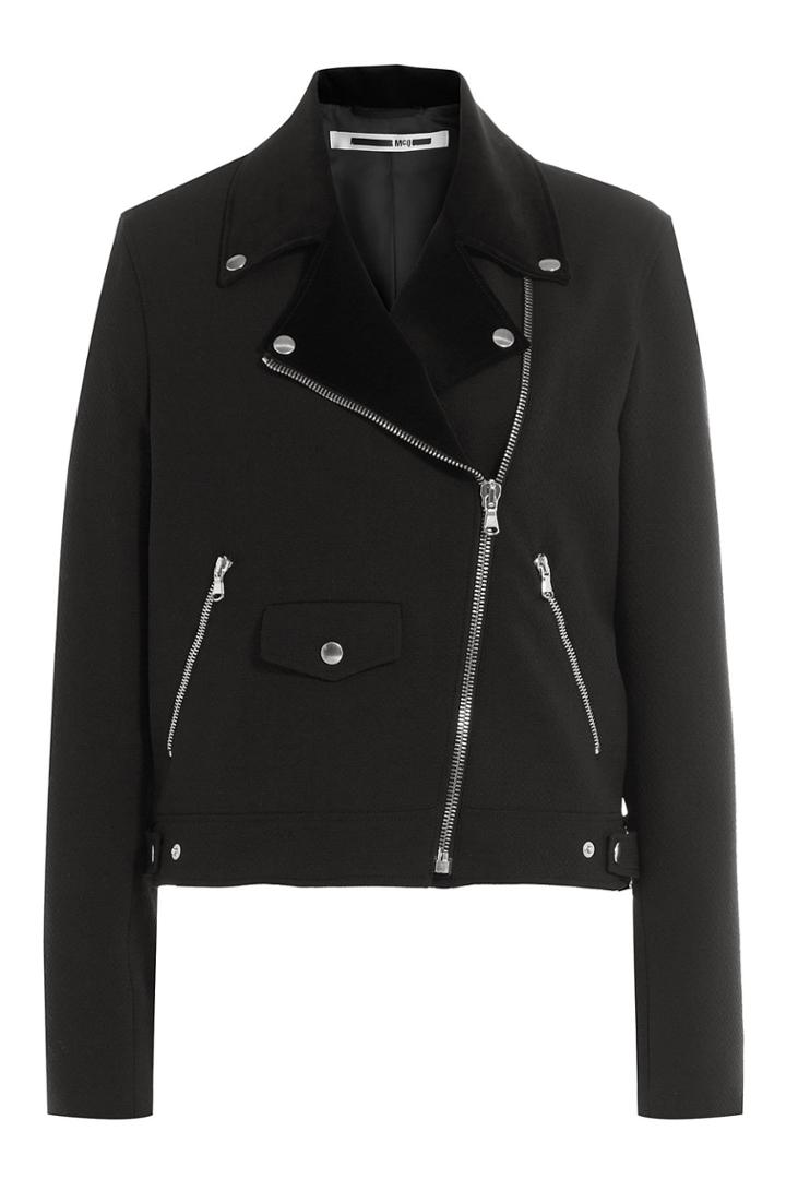Mcq Alexander Mcqueen Mcq Alexander Mcqueen Biker Jacket With Wool
