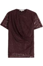 Carven Draped Lace Top