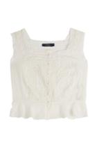 Polo Ralph Lauren Karina Embroidered Cotton Top