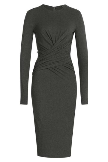 Donna Karan Donna Karan Draped Jersey Dress