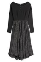 Olympia Le-tan Olympia Le-tan Dress With Textured Skirt