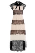 Philosophy Di Lorenzo Serafini Philosophy Di Lorenzo Serafini Silk Crepe Dress With Lace