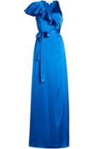 Diane Von Furstenberg Diane Von Furstenberg Floor Length Satin Dress