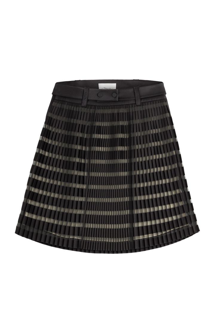 3.1 Phillip Lim Pleated Organza Skirt