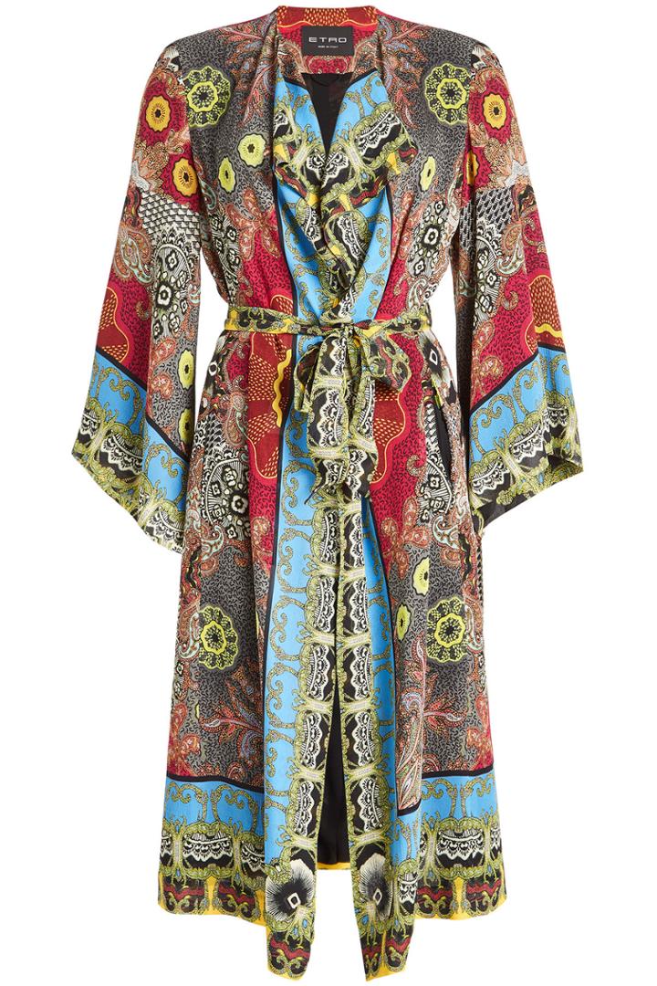 Etro Etro Printed Silk Coat