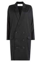 Julien David Julien David Wool Trench Coat - Blue