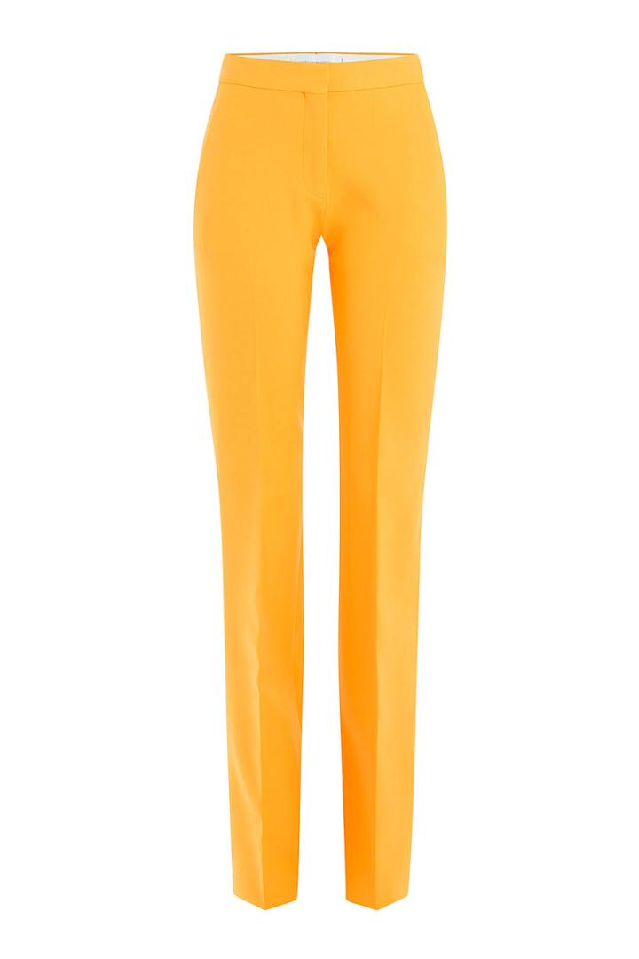 Victoria, Victoria Beckham Victoria, Victoria Beckham Stretch Wool Pants - Orange