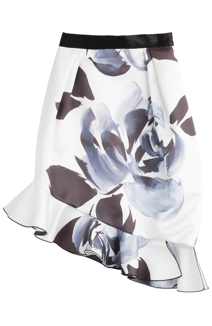 Prabal Gurung Asymmetric Ruffled Mini-skirt
