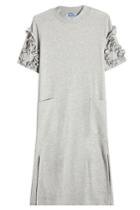 Sjyp Sjyp Jersey Dress With Frill Sleeves