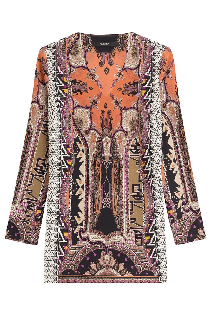 Etro Etro Printed Silk Tunic - None
