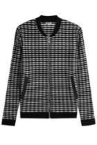 Kenzo Kenzo Zipped Knit Jacket With Wool - Grey