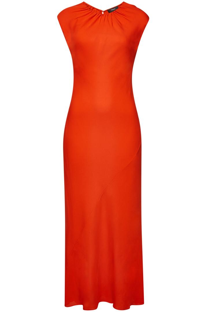Theory Theory Silk Maxi Dress