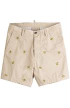 Dsquared2 Printed Cotton Shorts