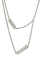 Raf Simons Raf Simons Layered Silver Necklace