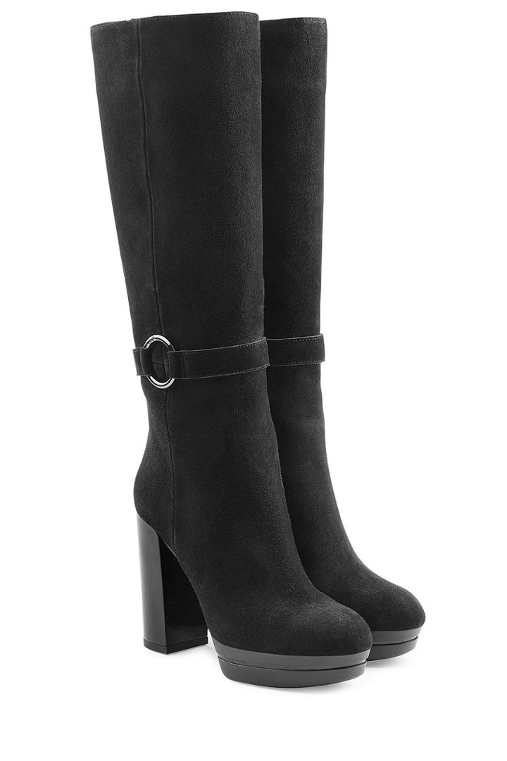 Hogan Hogan Suede High Heel Boots