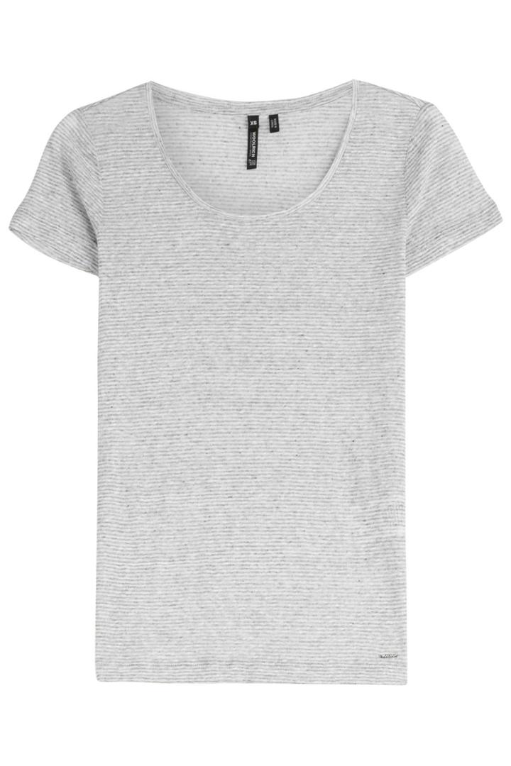 Woolrich Woolrich Linen-silk T-shirt - Stripes