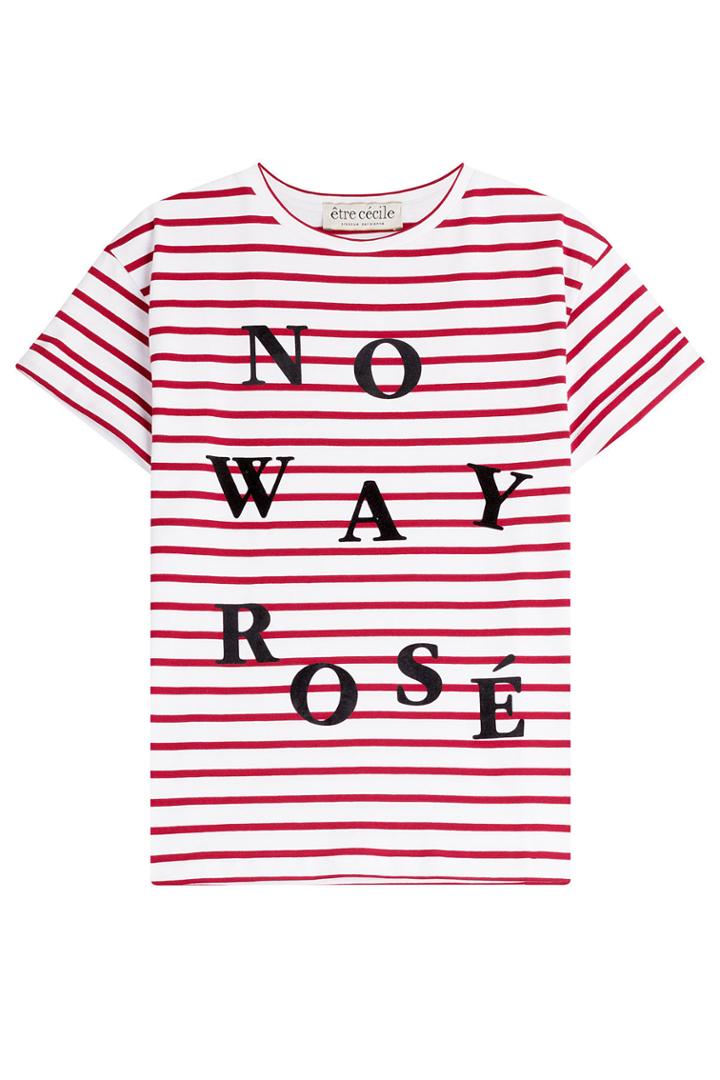 Etre Cécile Etre Cécile No Way Rosé T-shirt - Stripes