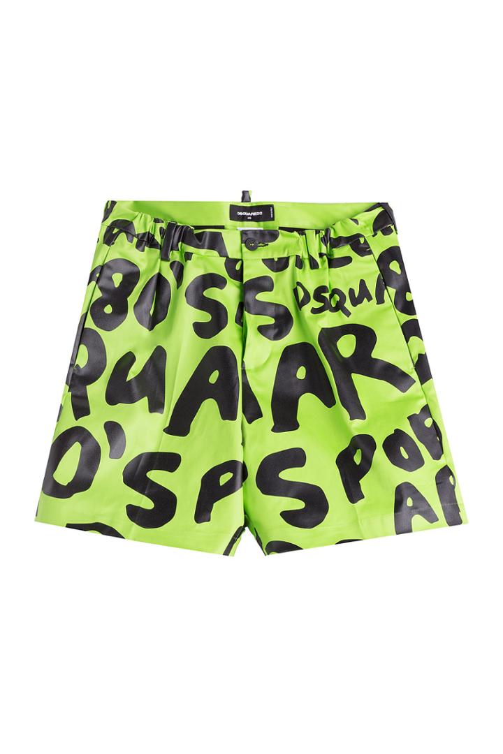 Dsquared2 Dsquared2 Printed Satin Shorts