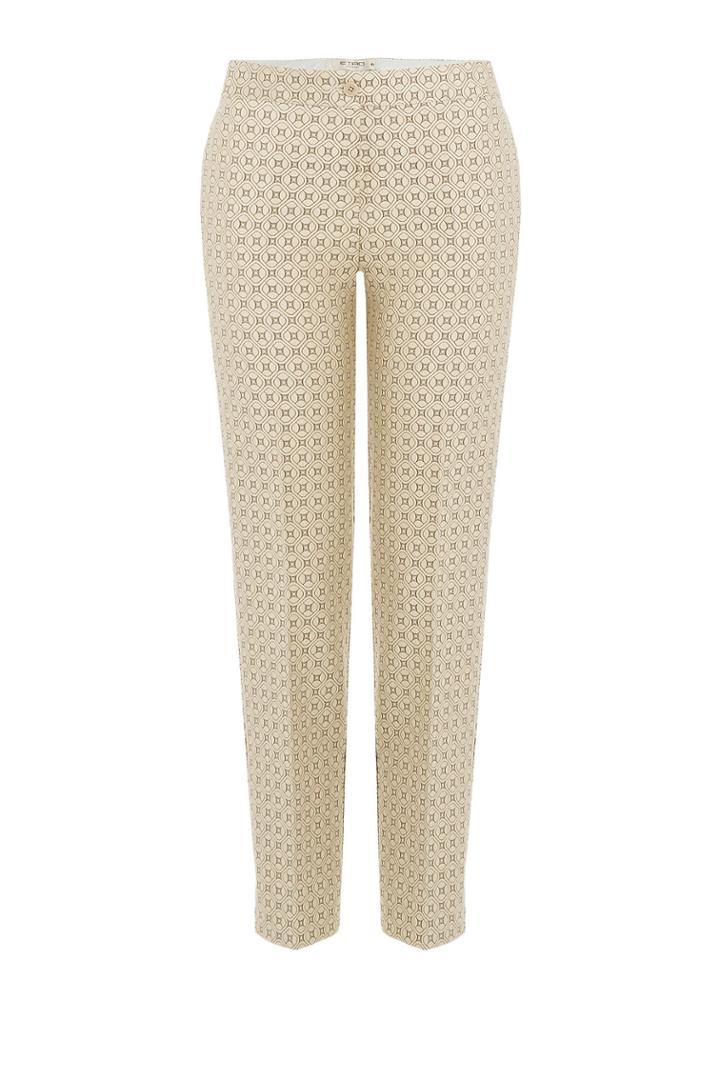 Etro Etro Printed Pants - Gold