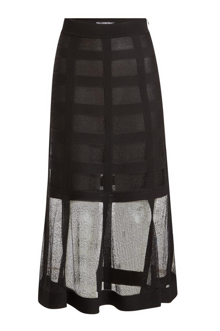Alexander Mcqueen Alexander Mcqueen Silk Skirt