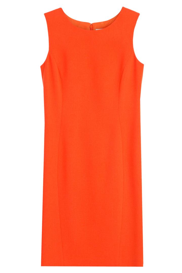 Emilio Pucci Emilio Pucci Virgin Wool Shift Dress - Orange