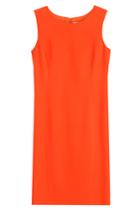 Emilio Pucci Emilio Pucci Virgin Wool Shift Dress - Orange
