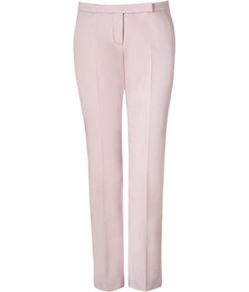 Hugo Light Pastel Pink Stretch Cotton Harile Pants