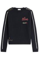R.e.d. Valentino R.e.d. Valentino Embroidered Virgin Wool Pullover