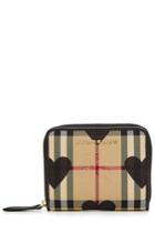 Burberry Shoes & Accessories Burberry Shoes & Accessories Checked Fabric Wallet With Leather - Multicolor