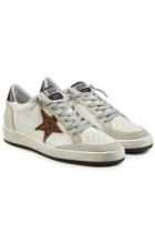Golden Goose Deluxe Brand Golden Goose Deluxe Brand Ball Star Leather Sneakers With Suede