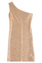 Balmain Balmain Asymmetric Embellished Dress - Multicolored