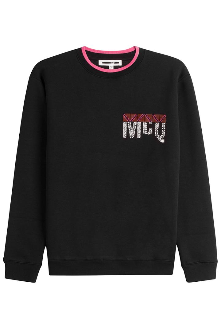 Mcq Alexander Mcqueen Mcq Alexander Mcqueen Printed Sweatshirt With Cotton - Black