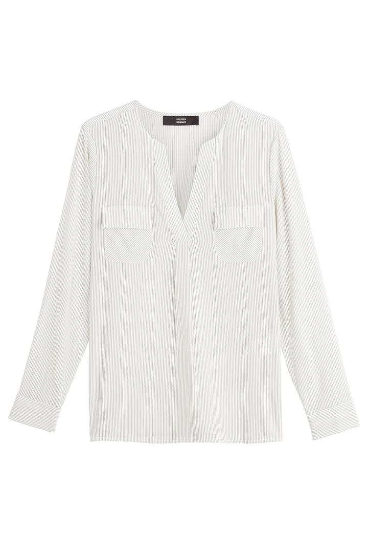 Steffen Schraut Steffen Schraut Striped Silk Blouse - Stripes