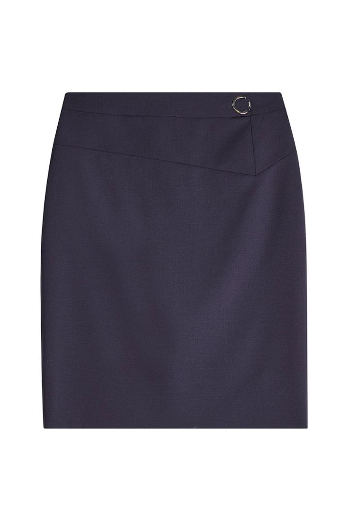 Hugo Hugo Virgin Wool Skirt - Blue