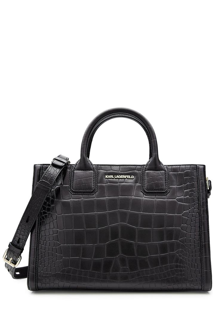Karl Lagerfeld Karl Lagerfeld Embossed Leather Tote