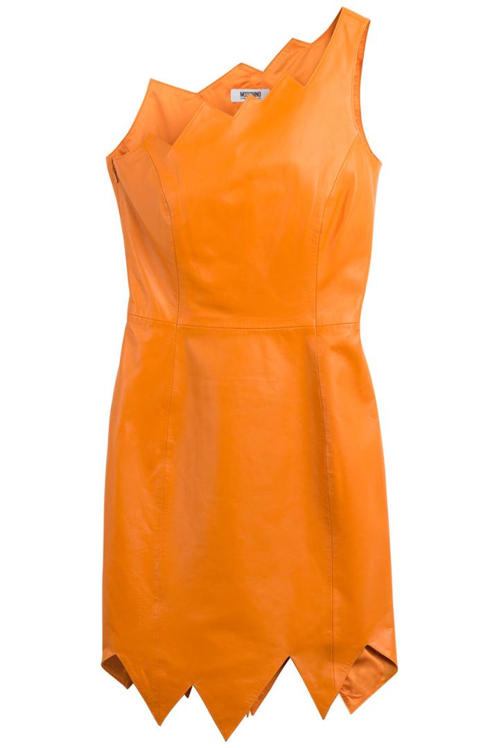 Moschino C & C Moschino C & C Leather Dress - Orange
