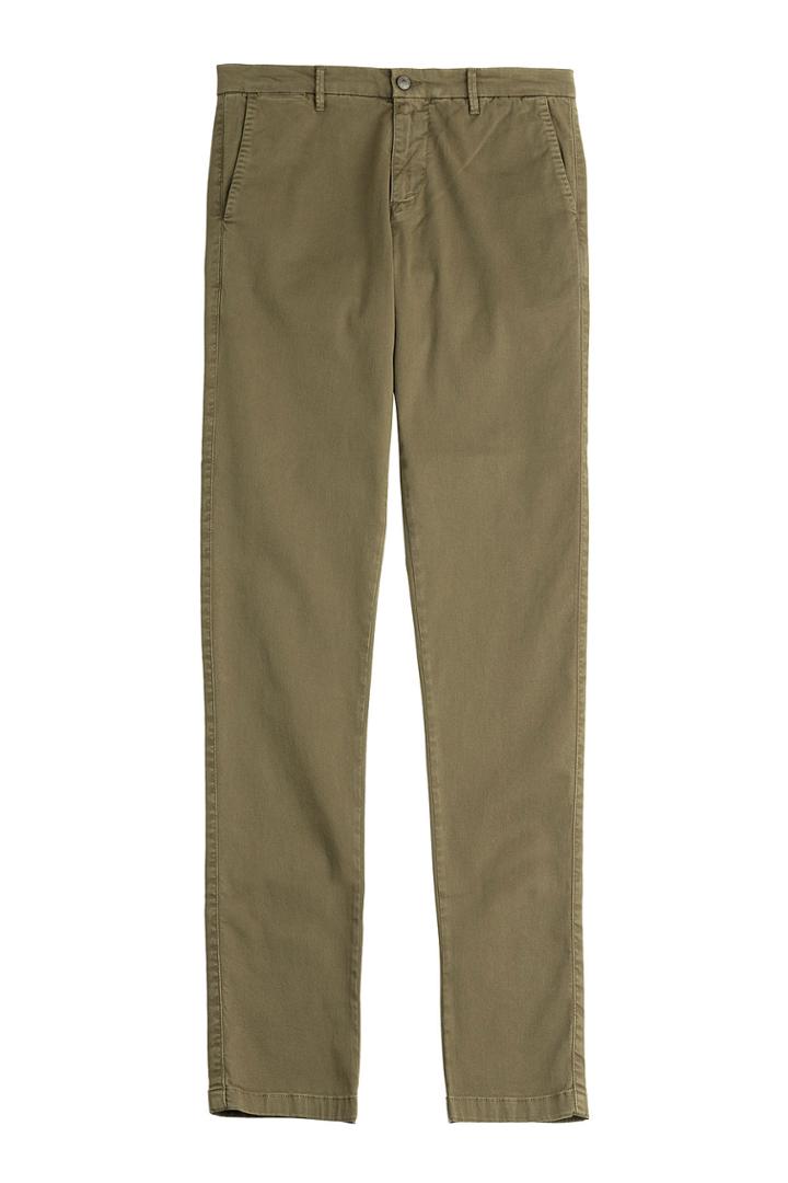 Seven For All Mankind Seven For All Mankind Cotton Chinos - Green