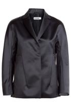 Jil Sander Jil Sander Satin Jacket - Black