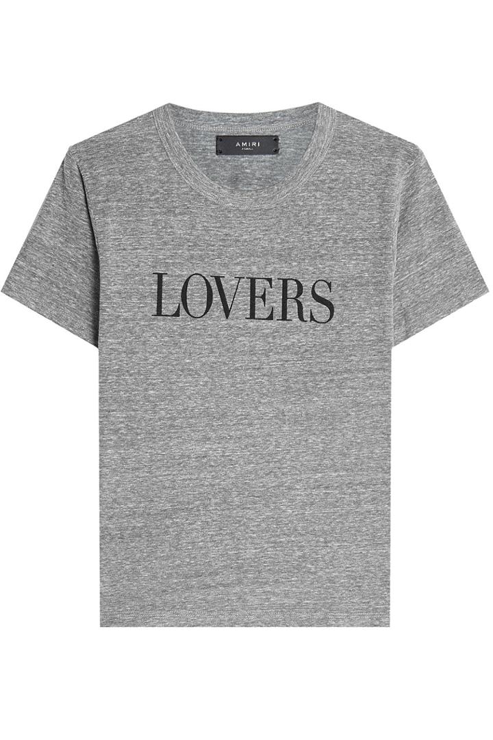 Amiri Amiri Printed T-shirt With Cotton