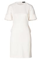 Derek Lam Derek Lam Embossed Short Sleeve Dress - White