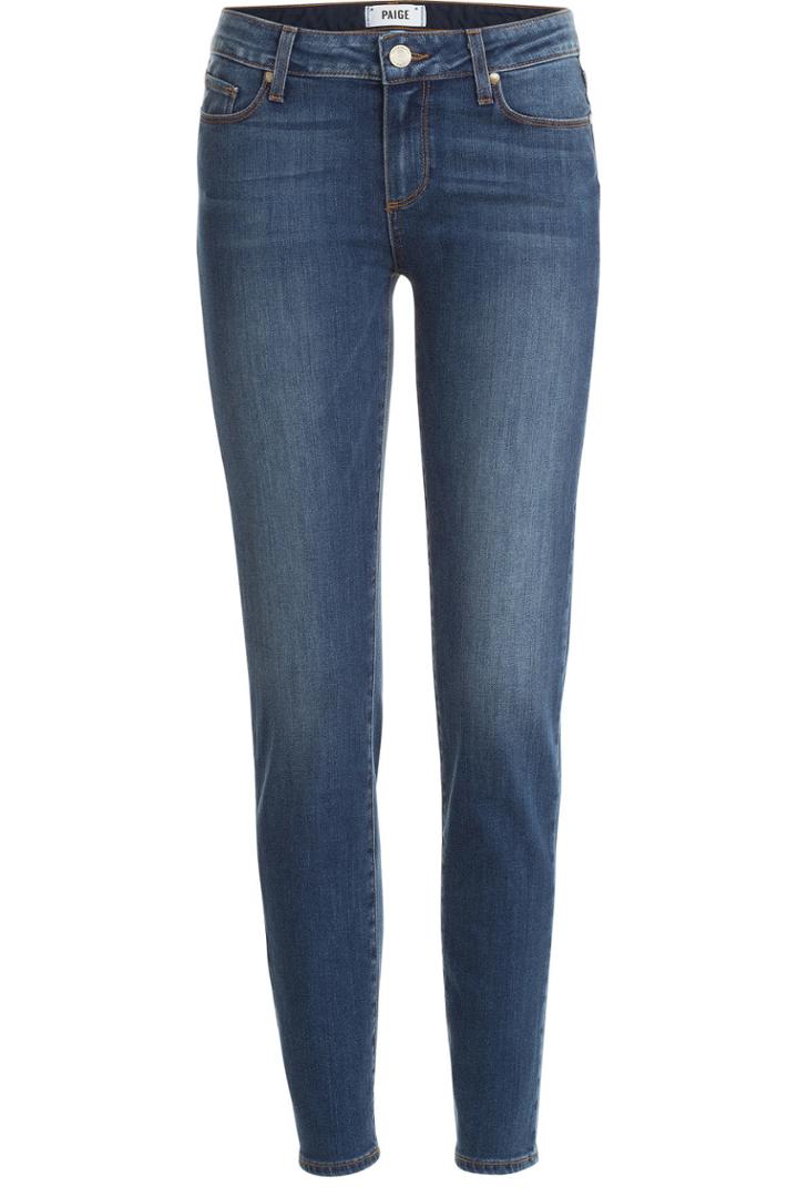 Paige Paige Skyline Ankle Peg Jeans - Blue