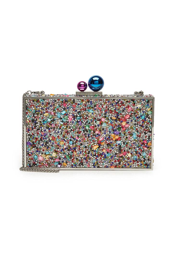 Sophia Webster Sophia Webster Clara Crystal Embellished Box Bag