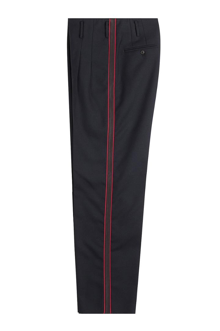 Golden Goose Golden Goose Wool Pants With Contrast Trim - Blue