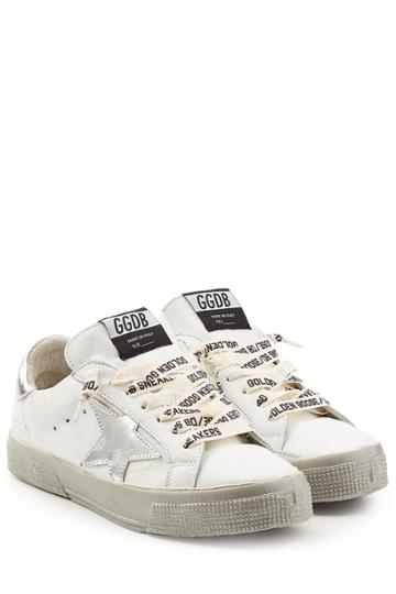 Golden Goose Golden Goose May Leather Sneakers
