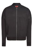Hugo Hugo Dorleans Cotton Bomber Jacket With Mesh