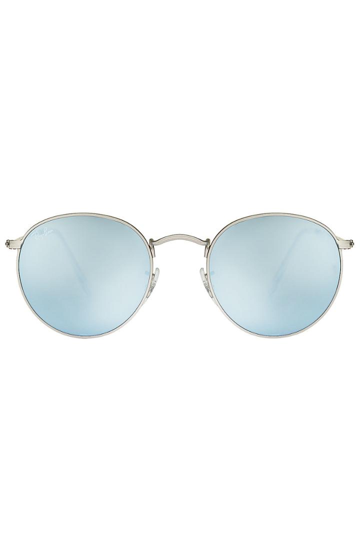 Ray-ban Ray-ban Rb3447 Round Metal Flash Sunglasses