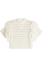 Sonia Rykiel Cropped Top With Fringe